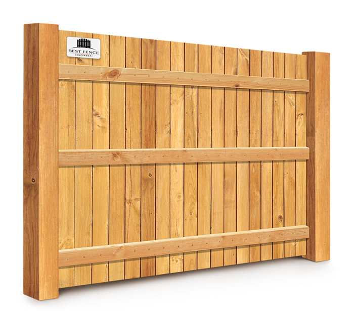 Wood fence features popular with Cincinnati homeowners