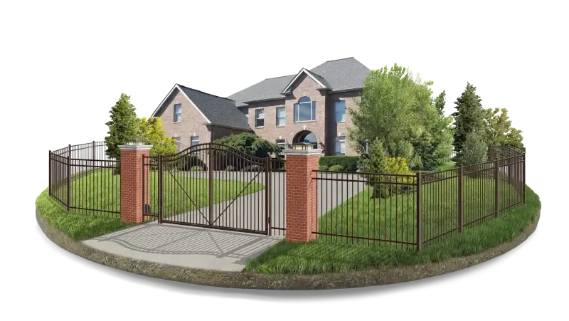 Estate gate installed by Best Fence Cincinnati