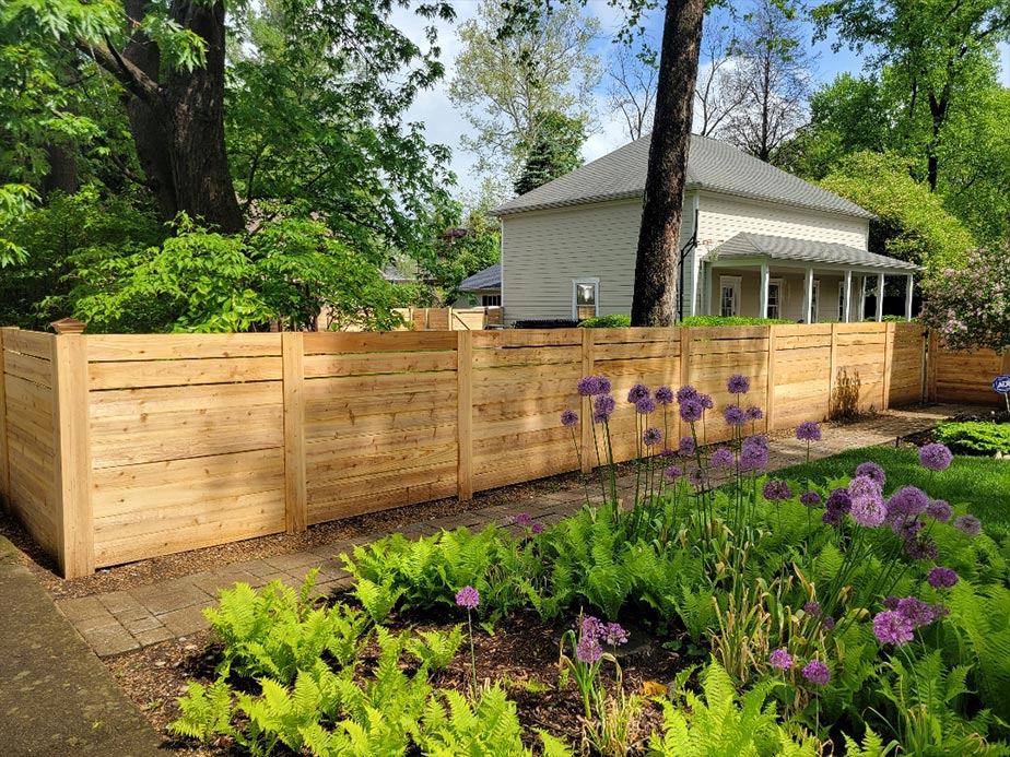Wood fence options in the Maineville Ohio area.